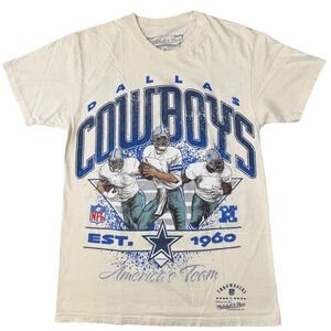 Mitchell & Ness Dallas Cowboys Throwback Super Bowl Tee Mens S
